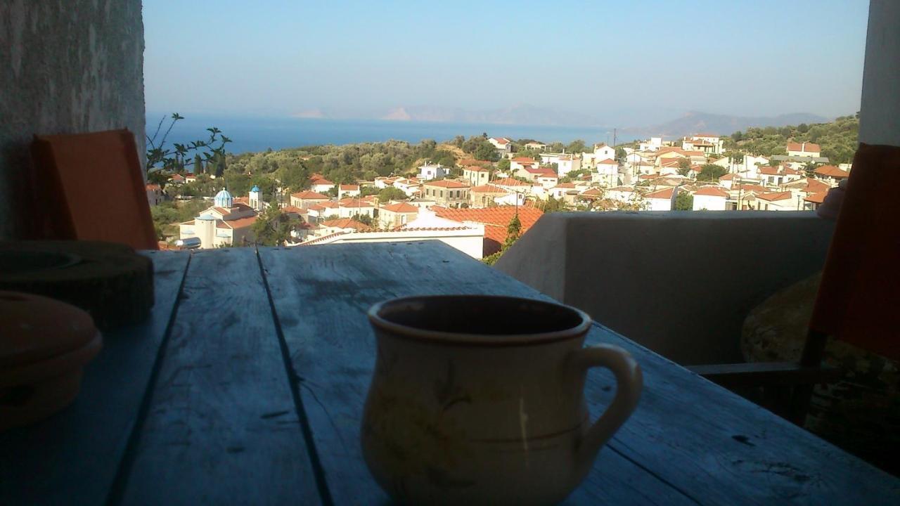 Vila Unique Breathtaking Seaview House Koumeika Exteriér fotografie
