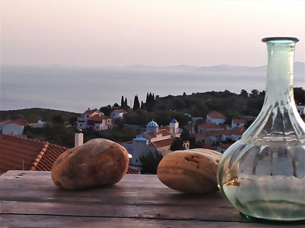Vila Unique Breathtaking Seaview House Koumeika Exteriér fotografie