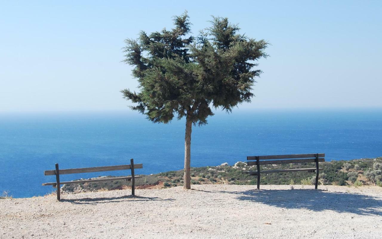 Vila Unique Breathtaking Seaview House Koumeika Exteriér fotografie