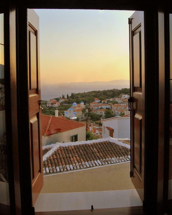 Vila Unique Breathtaking Seaview House Koumeika Exteriér fotografie