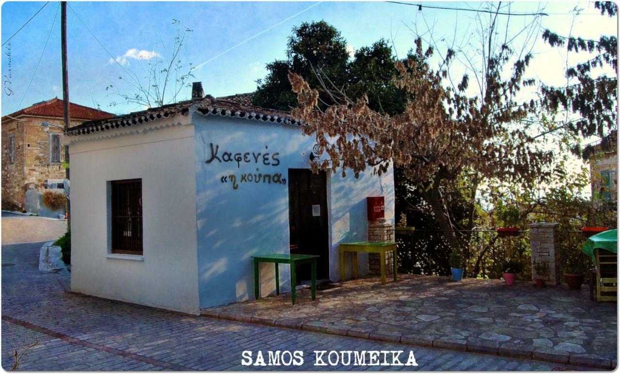 Vila Unique Breathtaking Seaview House Koumeika Exteriér fotografie