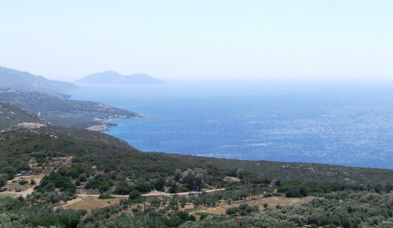 Vila Unique Breathtaking Seaview House Koumeika Exteriér fotografie