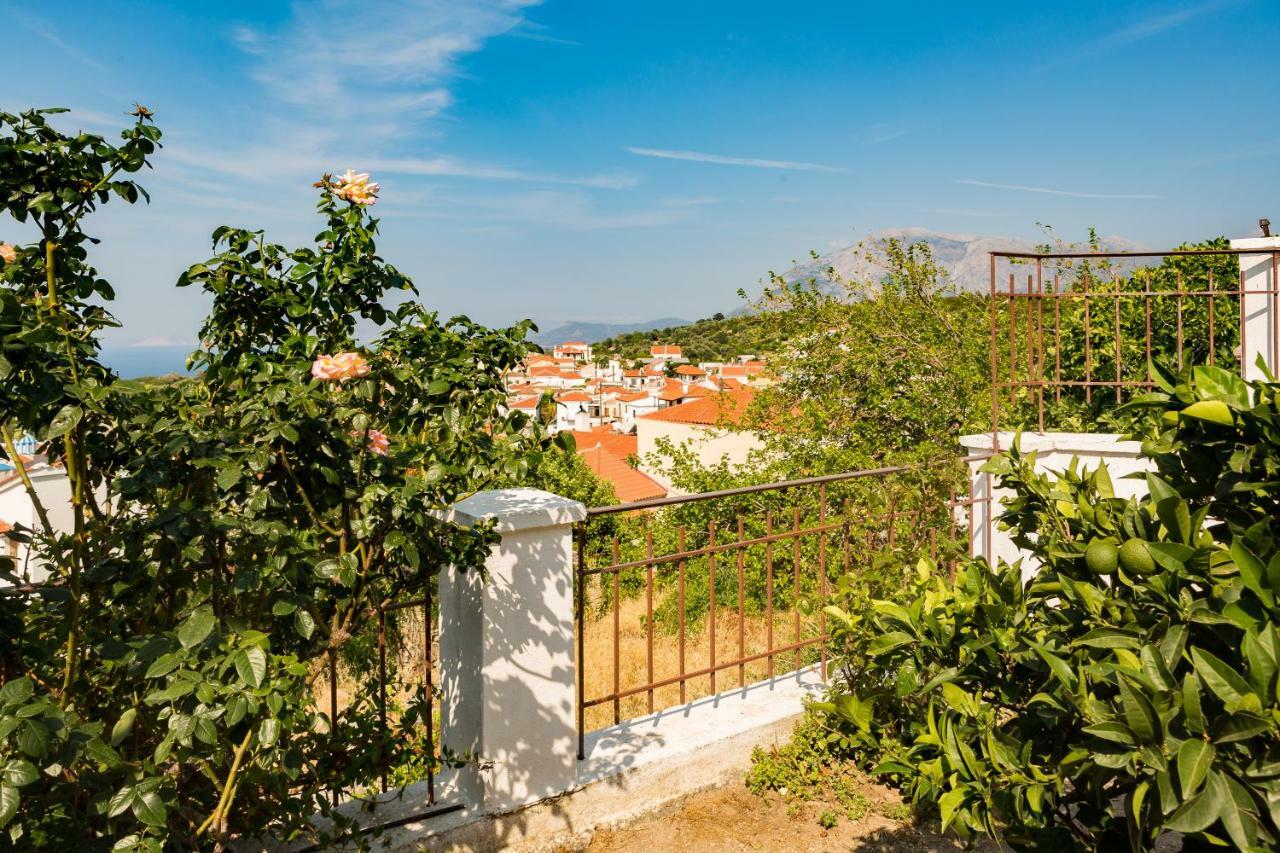 Vila Unique Breathtaking Seaview House Koumeika Exteriér fotografie